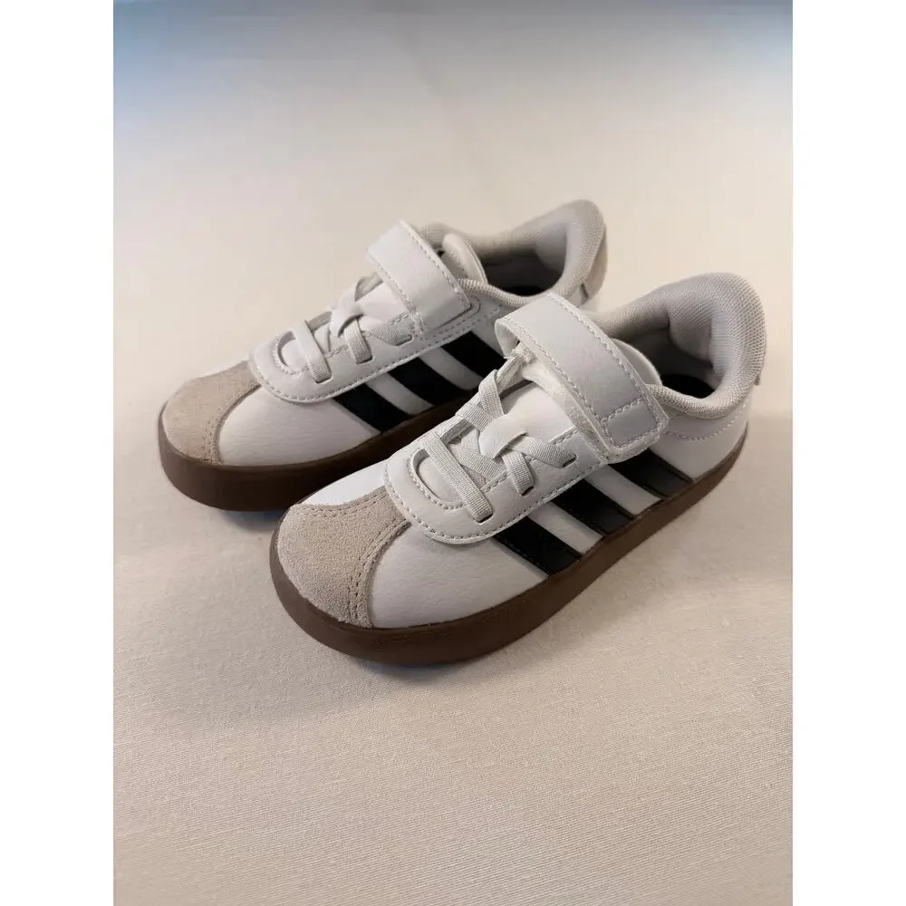 Adidas VL Court 3.0 Toddler Girls Sneakers White 11K NWOT